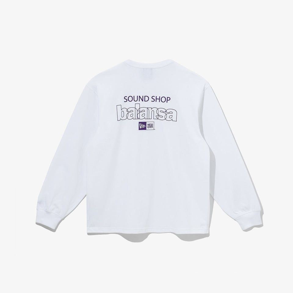 長袖 Tシャツ SOUND SHOP balansa ブランドロゴ ホワイト | ニューエラ