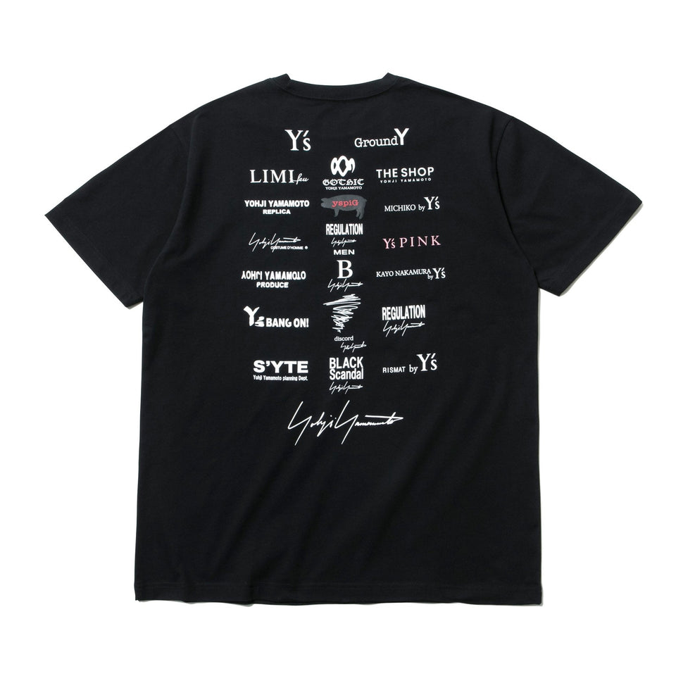 コットン Tシャツ SS20 Yohji Yamamoto Inc. ブラック | ニューエラ ...