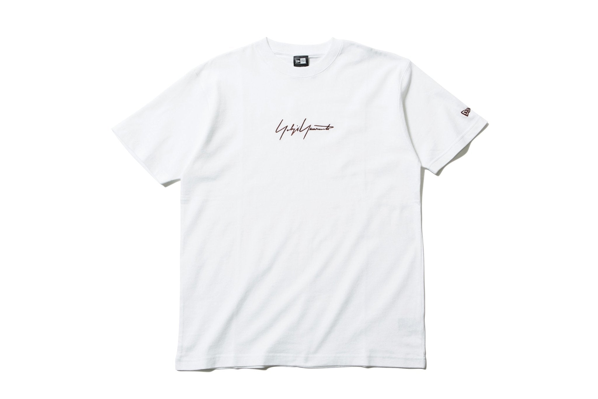 コットン Tシャツ Yohji Yamamoto FW19 シグネチャーロゴ ホワイト