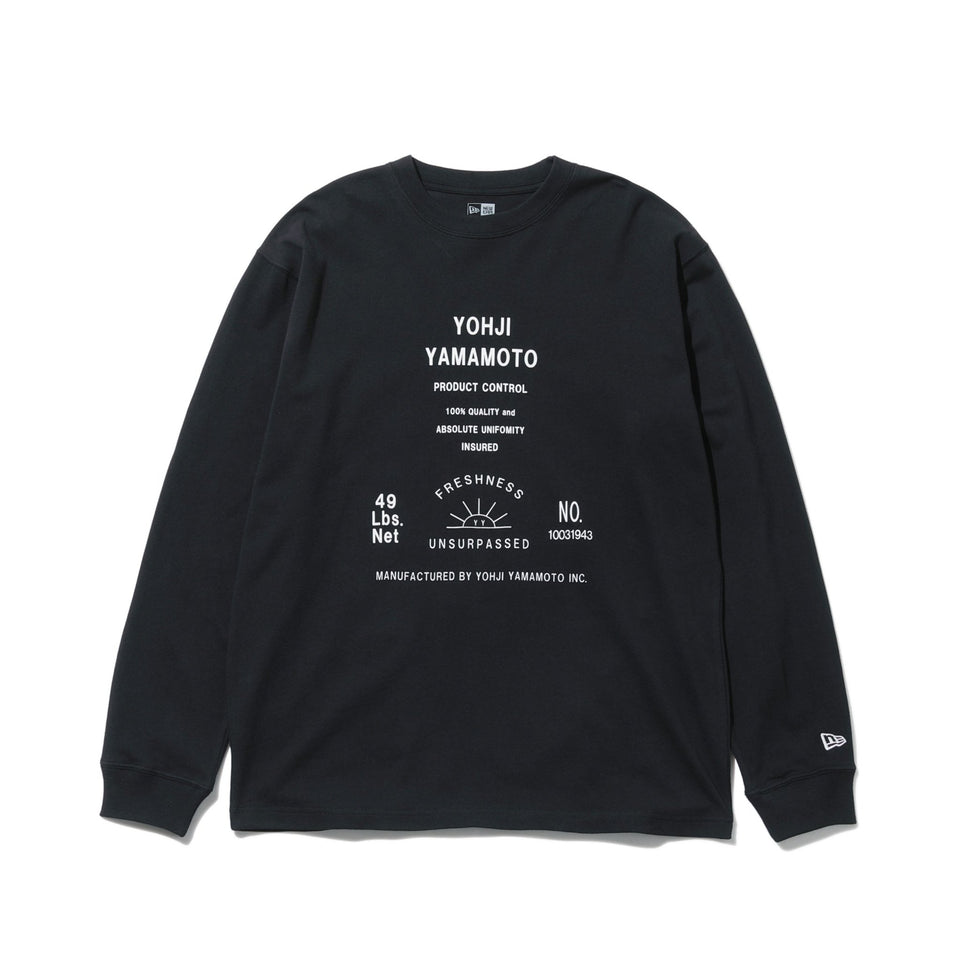 長袖 コットン Tシャツ Yohji Yamamoto FW21 1993 アートワーク ブラック レギュラーフィット - 12863218-S | NEW ERA ニューエラ公式オンラインストア