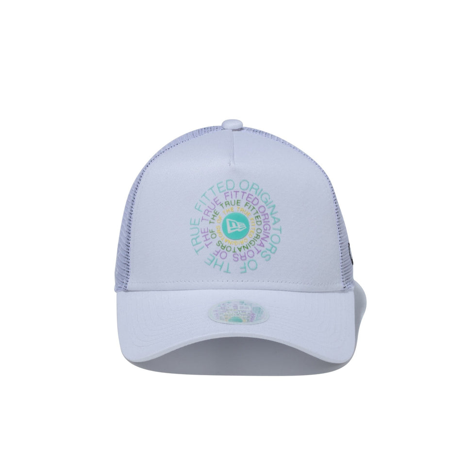 【ゴルフ】WOMEN'S 9FORTY A-Frame トラッカー ロングバイザー Circle OOTTF ホワイト - 13517812-OSFM | NEW ERA ニューエラ公式オンラインストア