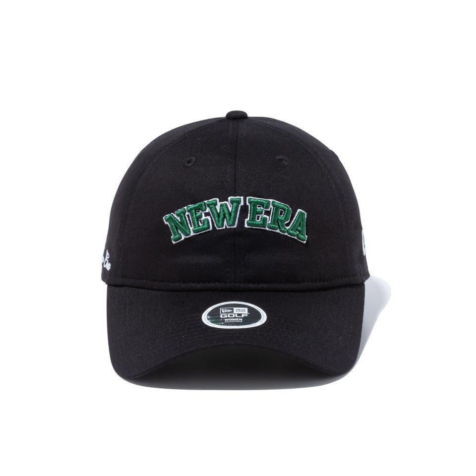 【ゴルフ】WOMEN'S 9THIRTY ロングバイザー Stretch Cotton Washable アーチロゴ ブラック - 13517817-OSFM | NEW ERA ニューエラ公式オンラインストア