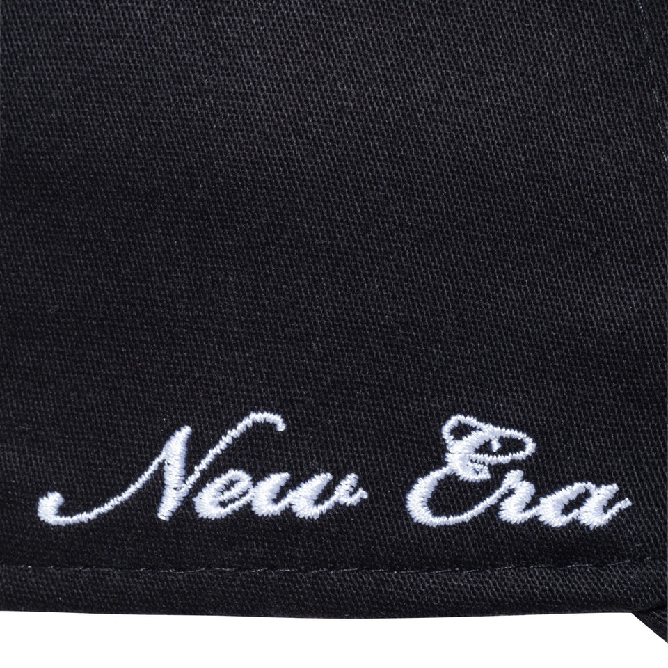 【ゴルフ】WOMEN'S 9THIRTY ロングバイザー Stretch Cotton Washable アーチロゴ ブラック - 13517817-OSFM | NEW ERA ニューエラ公式オンラインストア