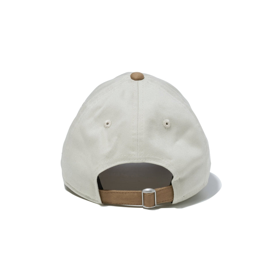 【ゴルフ】 Women's 9TWENTY ロングバイザー Stretch Cotton Washable Handwritten Logo ストーン ベージュバイザー - 14109125-OSFM | NEW ERA ニューエラ公式オンラインストア