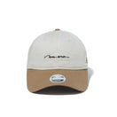 【ゴルフ】 Women's 9TWENTY ロングバイザー Stretch Cotton Washable Handwritten Logo ストーン ベージュバイザー - 14109125-OSFM | NEW ERA ニューエラ公式オンラインストア