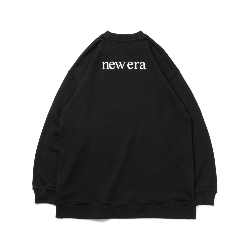 WOMEN'S 裏毛 スウェット クルーネック ワンピース Roman Logo ブラック - 13755278-OSFM | NEW ERA ニューエラ公式オンラインストア