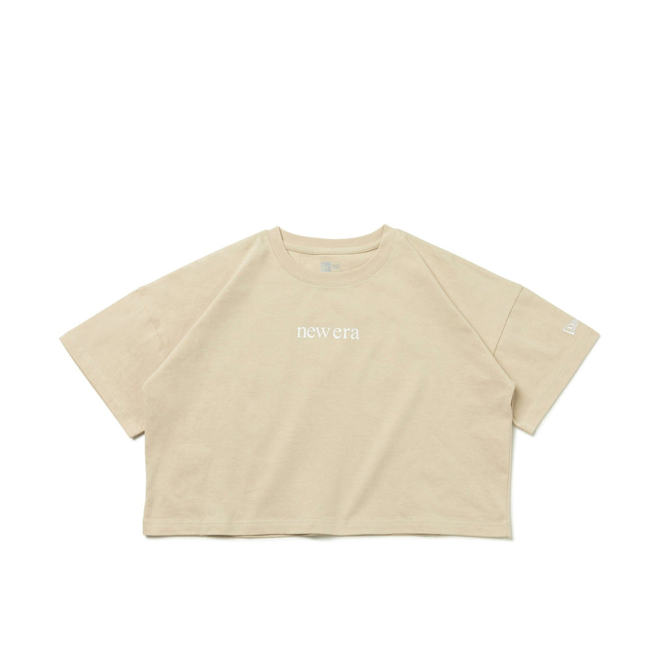 WOMEN'S 半袖 ワイド Tシャツ NEW ERA ロゴ グレージュ - 13516692-OSFM | NEW ERA ニューエラ公式オンラインストア