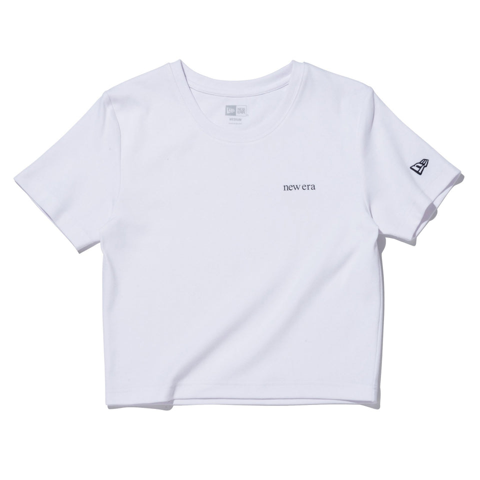 WOMEN'S 半袖 ミニ コットン Tシャツ NEW ERA ロゴ ホワイト - 13516696-S | NEW ERA ニューエラ公式オンラインストア