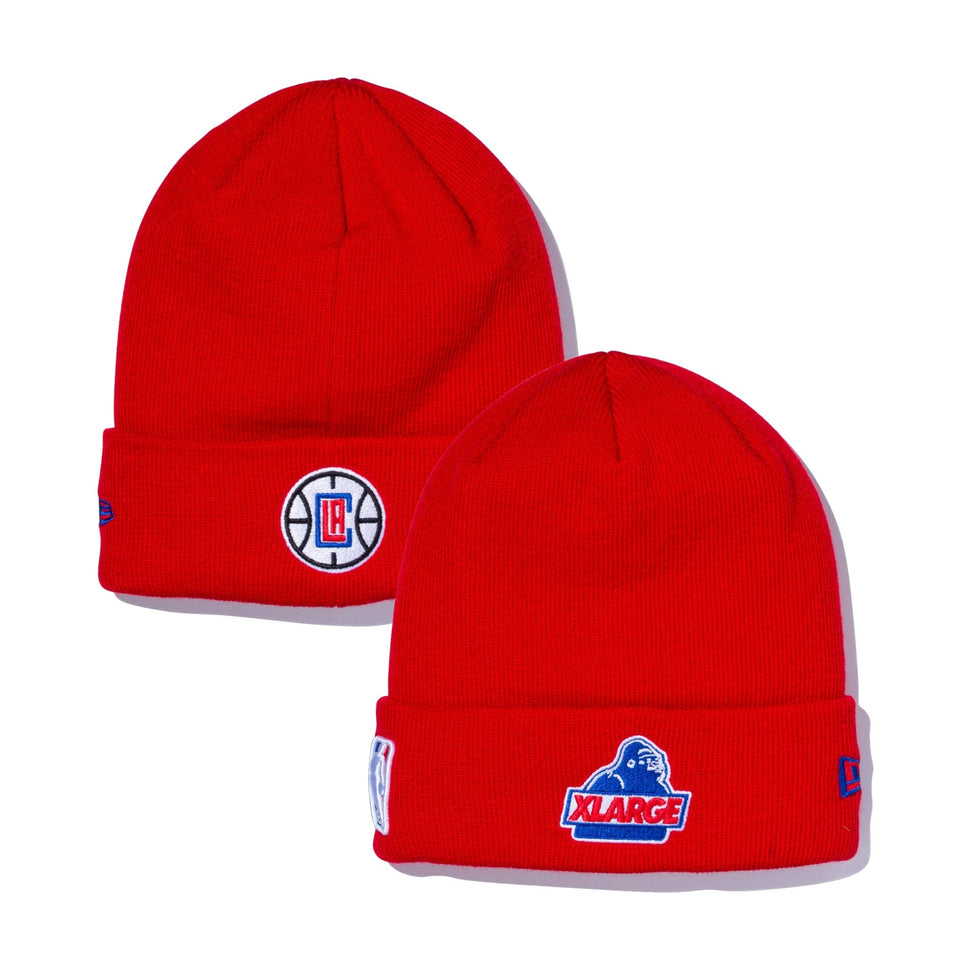 ベーシック カフニット XLARGE x NBA ロサンゼルス・クリッパーズ スカーレット - 13109047-OSFM | NEW ERA ニューエラ公式オンラインストア