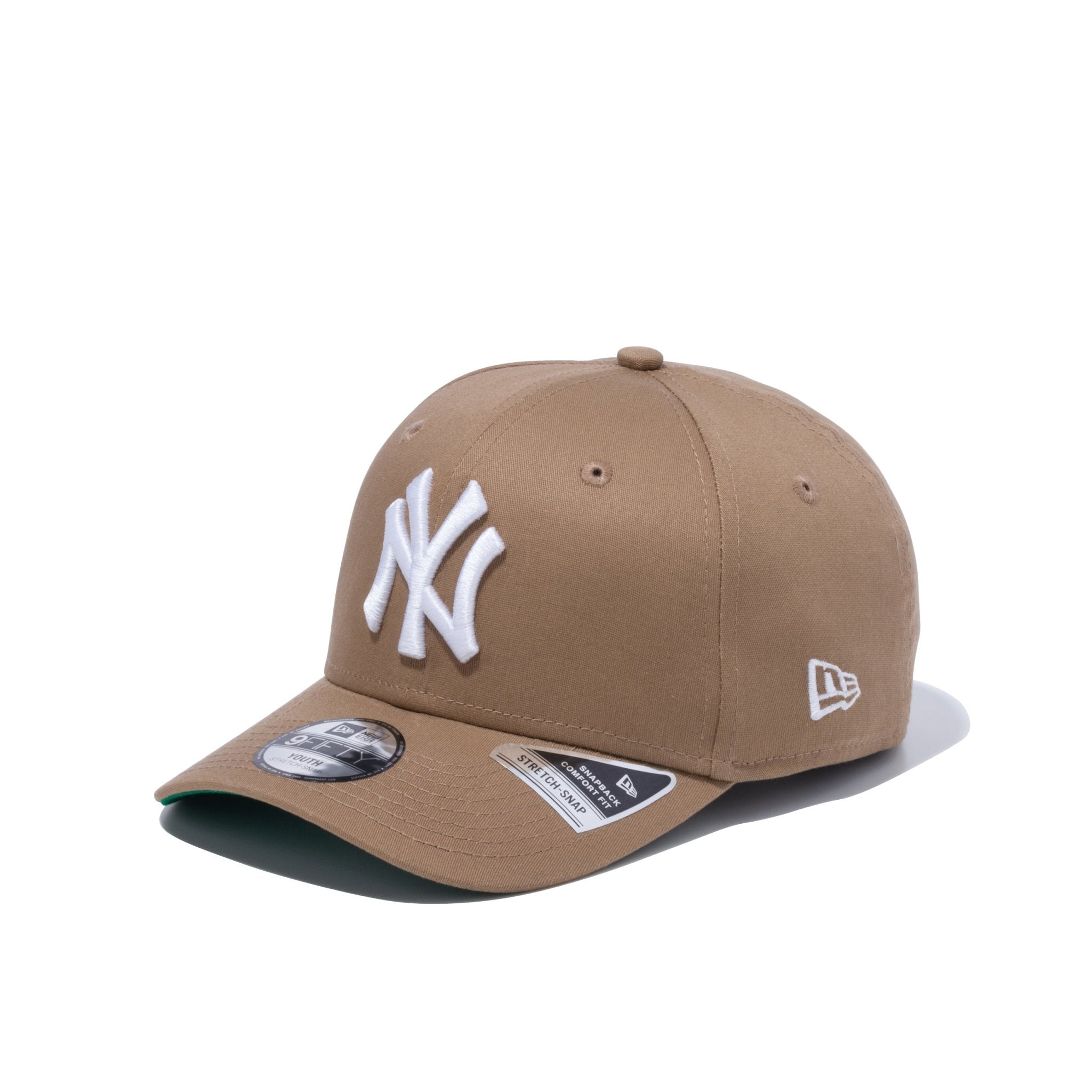 Youth 9FIFTY ストレッチスナップ ニューヨーク・ヤンキース カーキ