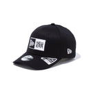 Youth 9FIFTY ストレッチスナップ ボックスロゴ ブラック × ホワイト - 13695931-YTH | NEW ERA ニューエラ公式オンラインストア