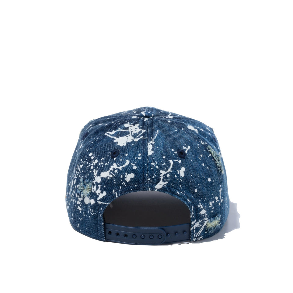 Youth 9FIFTY Damaged Denim ダメージドデニム ニューヨーク・ヤンキース スプラッシュペイント - 13327494-YTH | NEW ERA ニューエラ公式オンラインストア