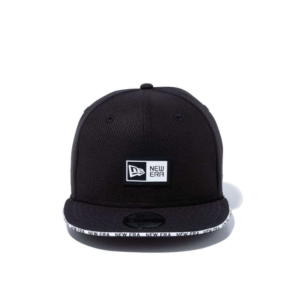 Youth 9FIFTY Diamond Era ボックスロゴ ブラック サンドイッチバイザー - 13058797-YTH | NEW ERA ニューエラ公式オンラインストア