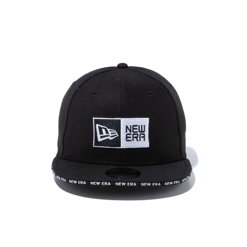 Youth 9FIFTY Diamond Era ボックスロゴ ブラック サンドイッチバイザー - 13517653-YTH | NEW ERA ニューエラ公式オンラインストア