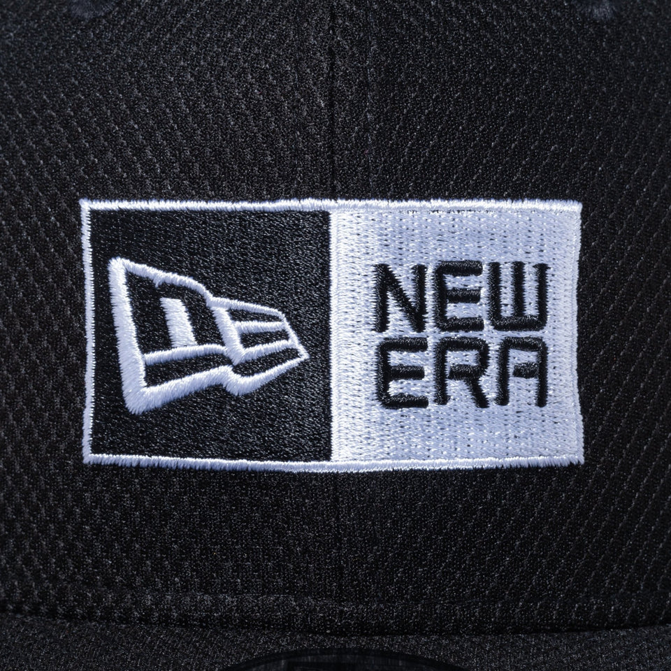 Youth 9FIFTY Diamond Era ボックスロゴ ブラック サンドイッチバイザー - 13517653-YTH | NEW ERA ニューエラ公式オンラインストア