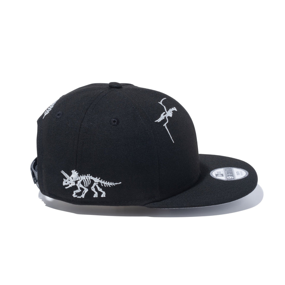 Youth 9FIFTY Dinosaur オールオーバー ブラック | ニューエラ