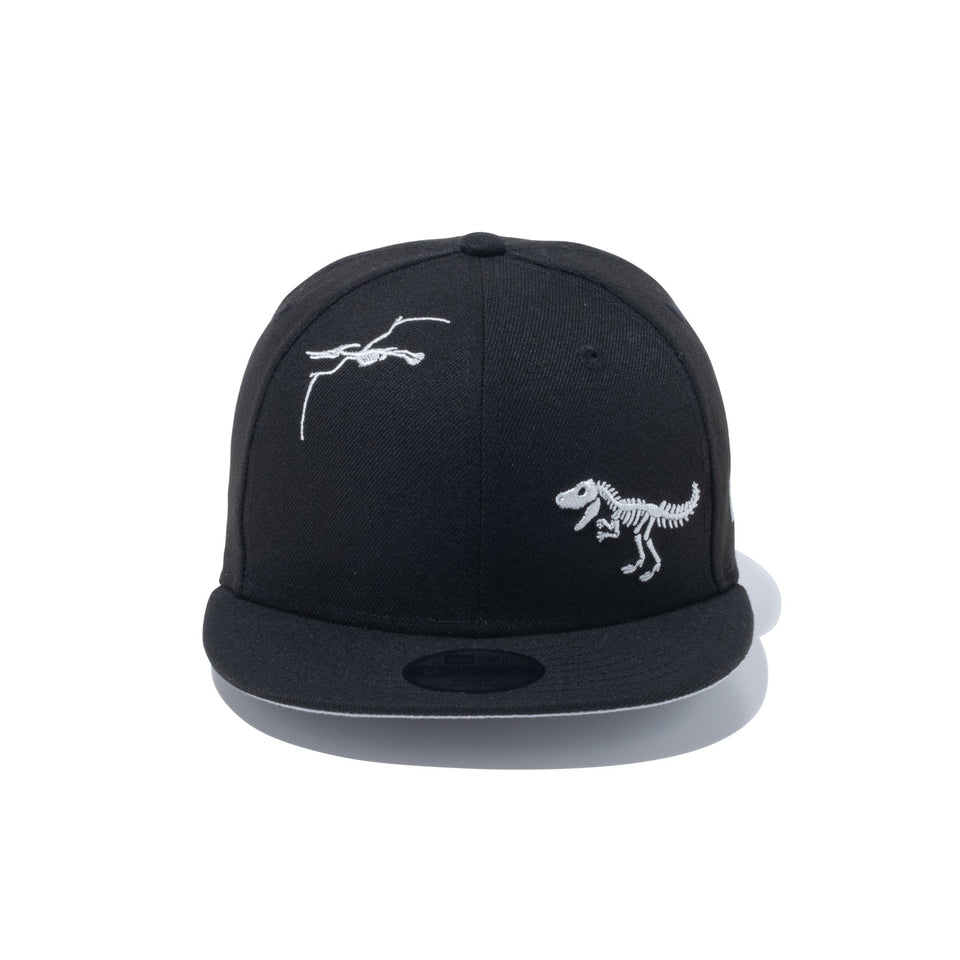 Youth 9FIFTY Dinosaur オールオーバー ブラック | ニューエラ