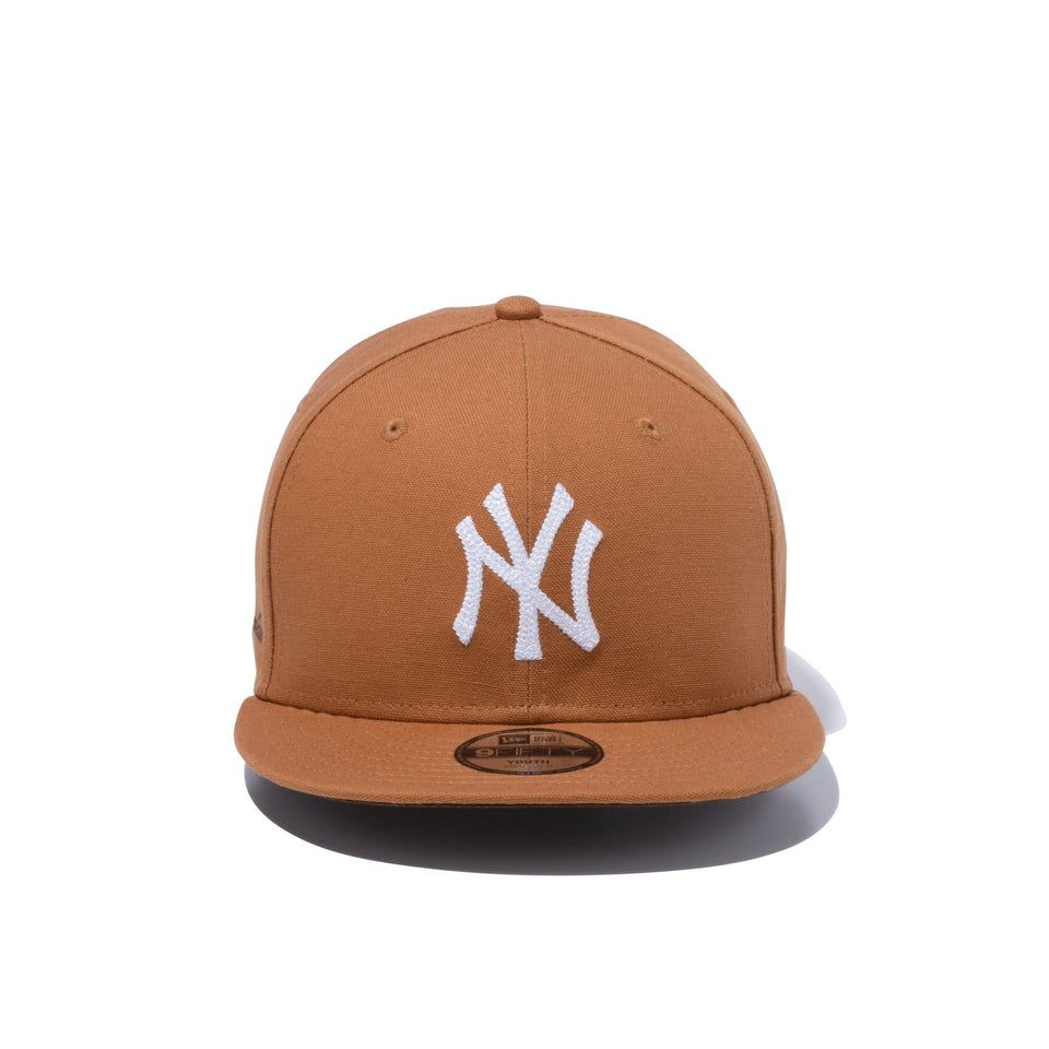 Youth 9FIFTY Duck Canvas ダックキャンバス ニューヨーク・ヤンキース ライトブロンズ - 13327492-YTH | NEW ERA ニューエラ公式オンラインストア