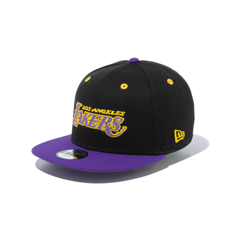 Youth 9FIFTY NBA Custom ロサンゼルス・レイカーズ ブラック