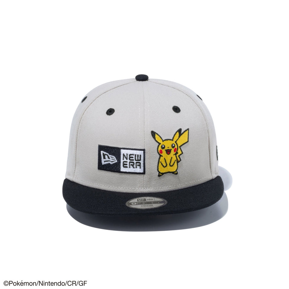 Youth 9FIFTY Pokémon ポケモン ピカチュウ ボックスロゴ ストーン ブラックバイザー | ニューエラオンラインストア