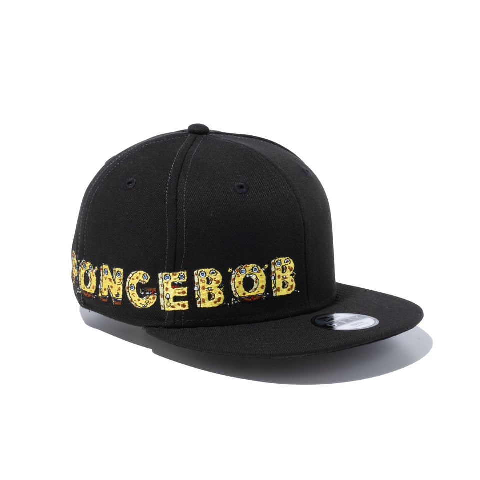 Youth 9FIFTY スポンジ・ボブ SPONGEBOB エッセンシャルロゴ ブラック