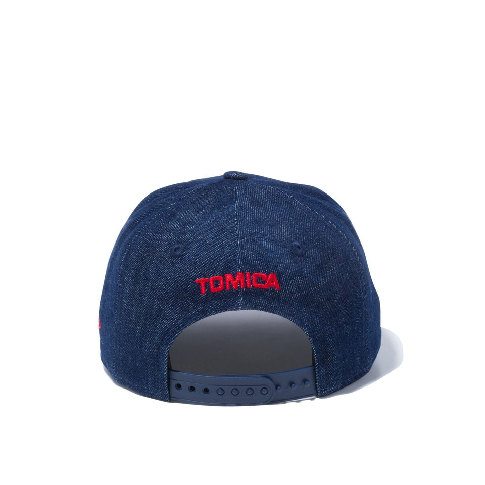 Youth 9FIFTY TOMICA トミカ ロゴ デニム × ラディアントレッド - 12551599-YTH | NEW ERA ニューエラ公式オンラインストア