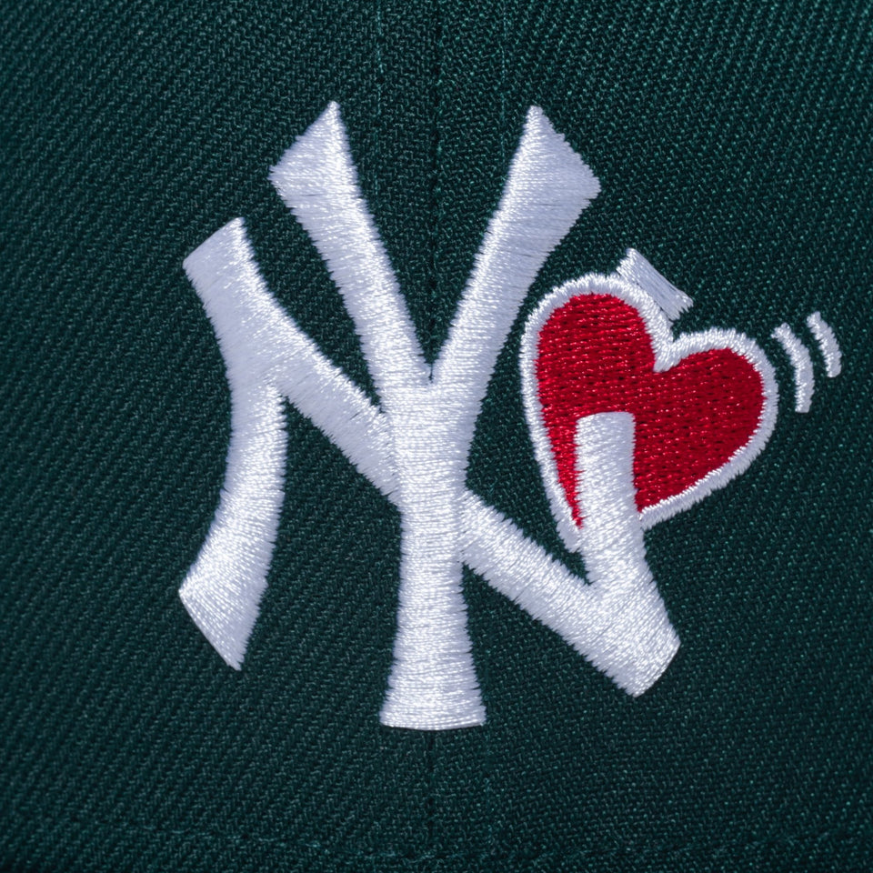 Youth 9FIFTY With Heart ニューヨーク・ヤンキース ダークグリーン