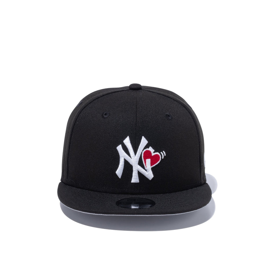 Youth 9FIFTY With Heart ニューヨーク・ヤンキース ブラック - 13327489-YTH | NEW ERA ニューエラ公式オンラインストア