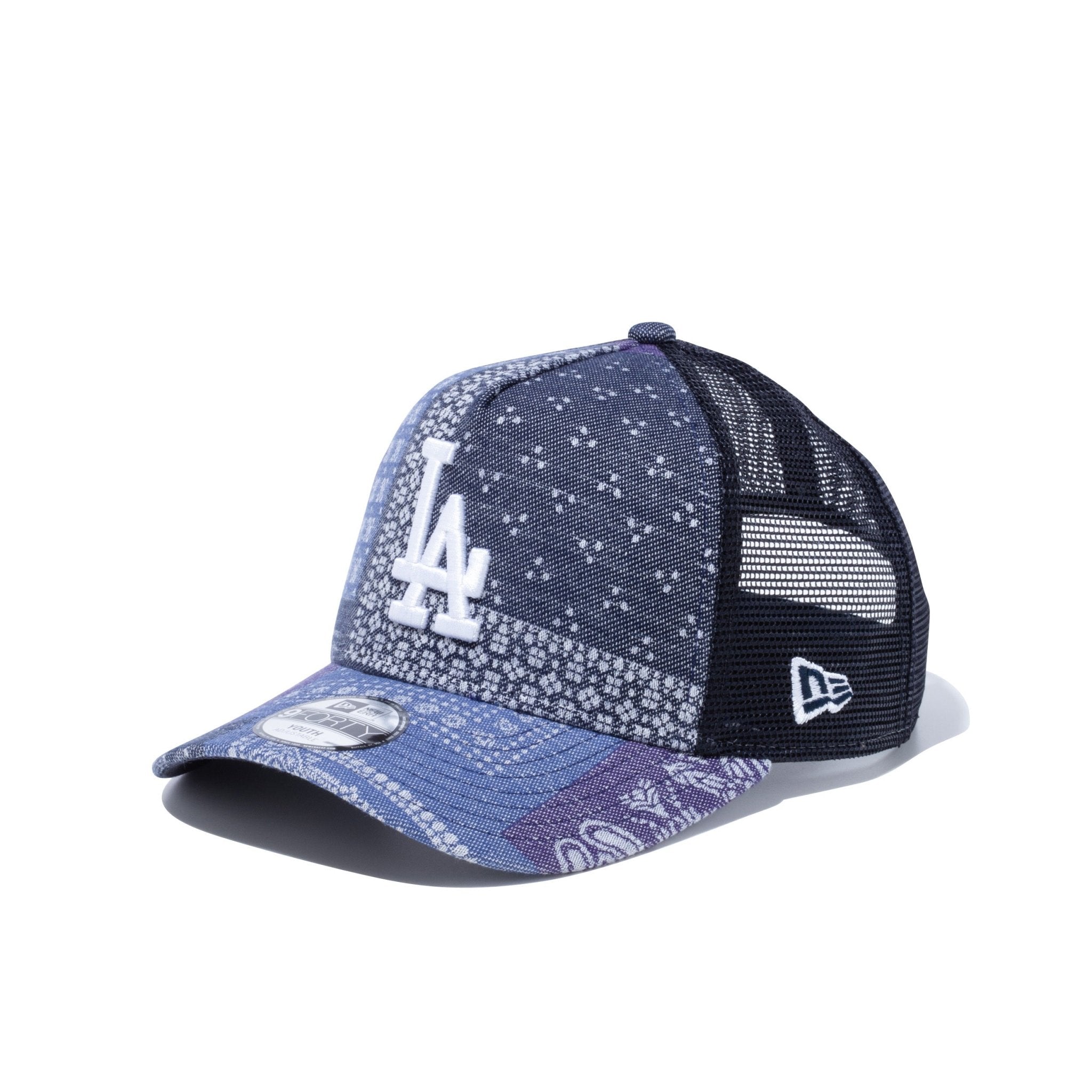 Newera 9forty ロサンゼルスドジャース ペイズリースナップバック