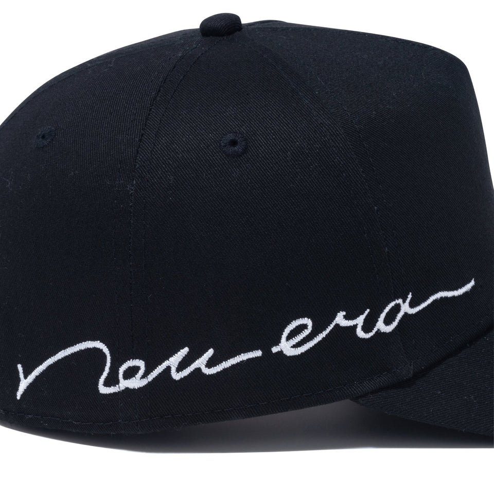 Youth 9FORTY A-Frame Essential エッセンシャル スクリプトロゴ ブラック - 13762793-YTH | NEW ERA ニューエラ公式オンラインストア