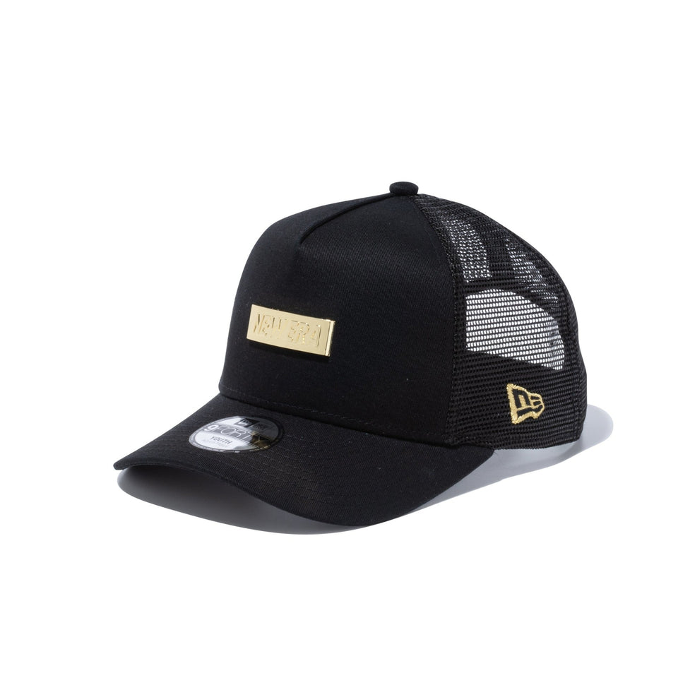 Youth 9FORTY A-Frame トラッカー Metal Plate メタルプレート ブラック - 13517670-YTH | NEW ERA ニューエラ公式オンラインストア