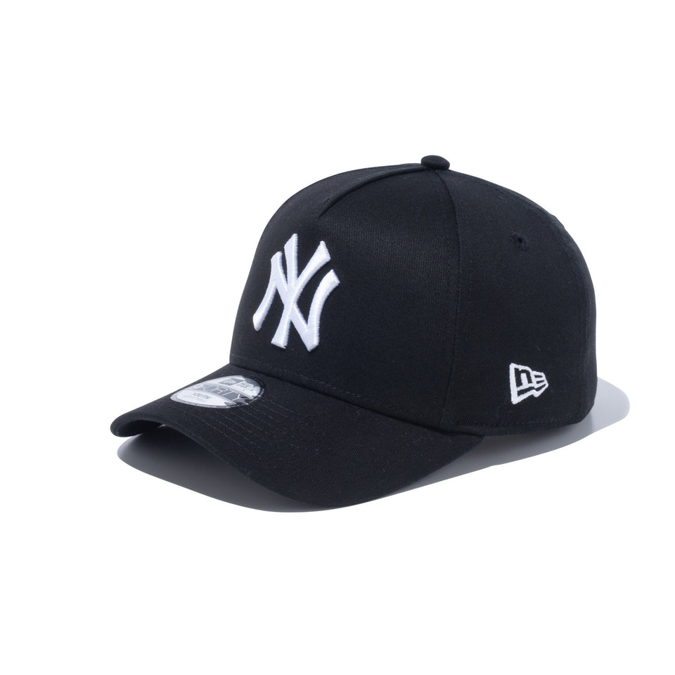 Youth 9FORTY A-Frame MLB Black and White ニューヨーク・ヤンキース ブラック - 13762787-YTH | NEW ERA ニューエラ公式オンラインストア