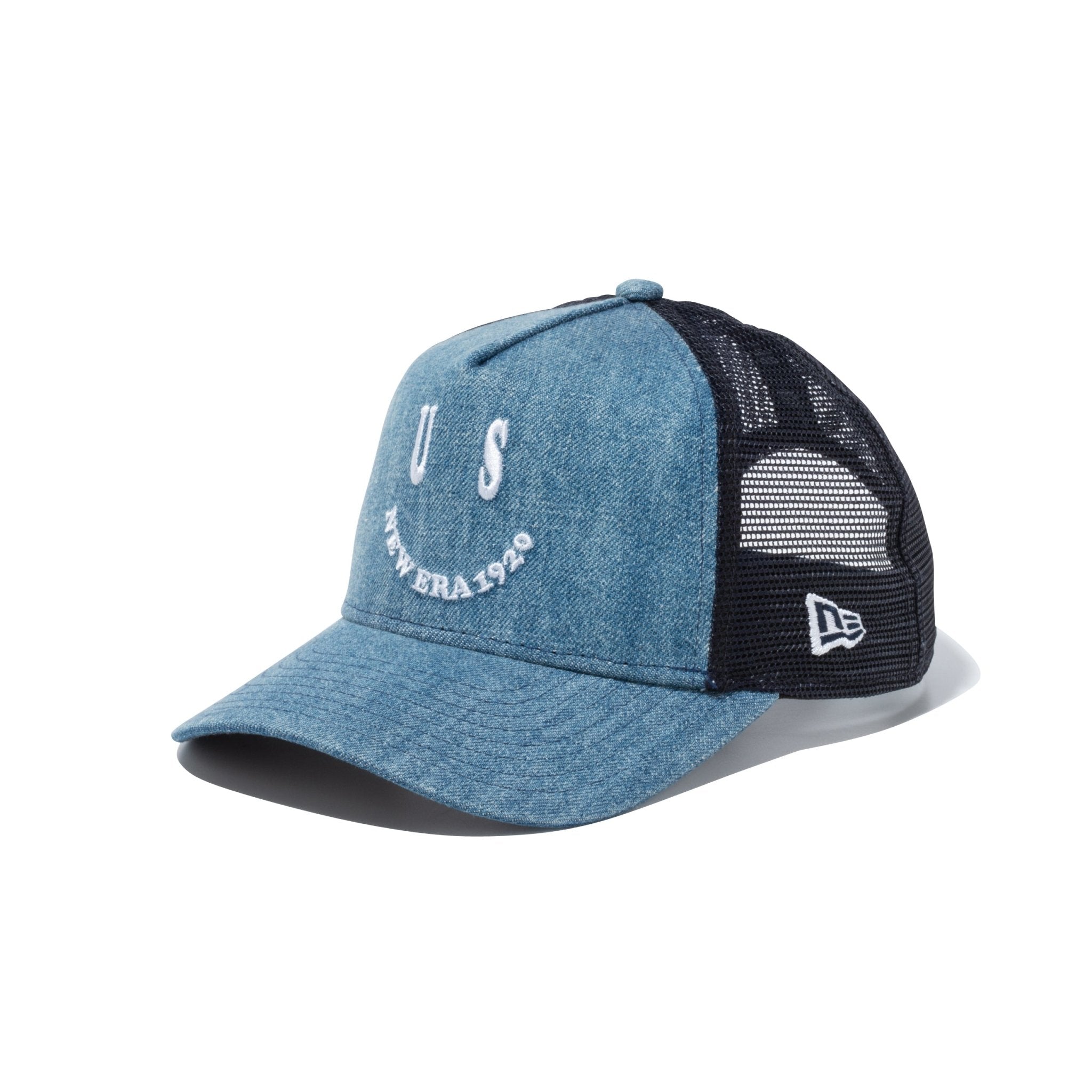 Youth 9FORTY A-Frame トラッカー Smile US NEW ERA 1920 ウォッシュド