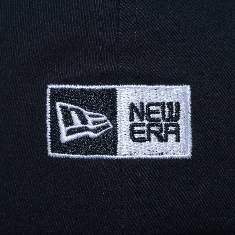 Youth 9TWENTY ウォッシュドコットン ボックスロゴ ブラック × ホワイト ハンドウォッシャブル - 13565804-YTH | NEW ERA ニューエラ公式オンラインストア