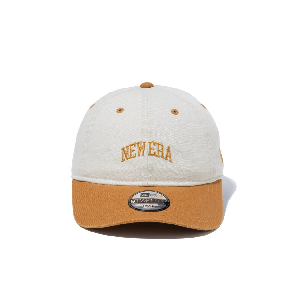 Youth 9TWENTY Duck Canvas ダックキャンバス NEW ERA アーチロゴ ストーン ライトブロンズバイザー - 13517691-YTH | NEW ERA ニューエラ公式オンラインストア