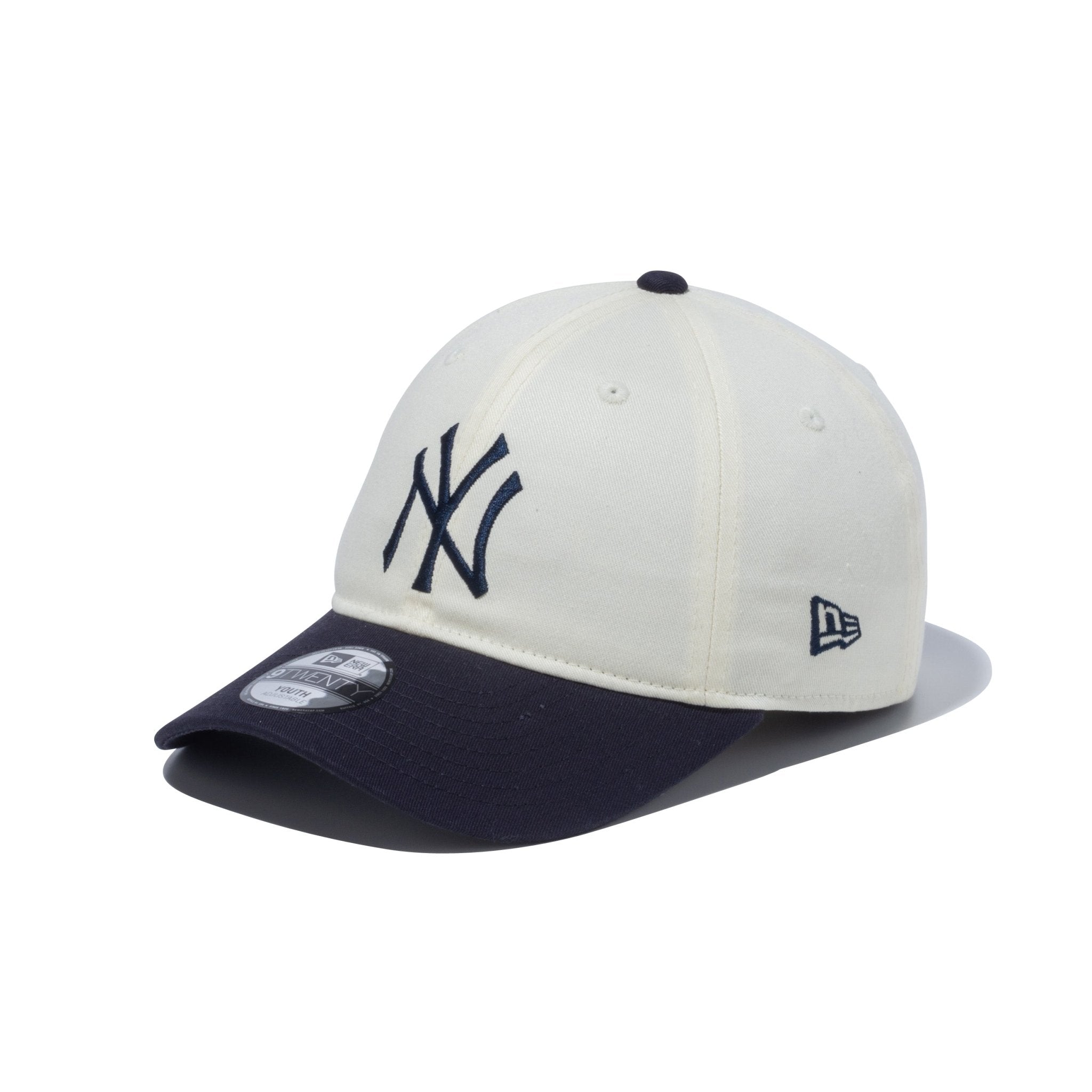 Youth 9TWENTY MLB 2-Tone ニューヨーク・ヤンキース クロームホワイト 