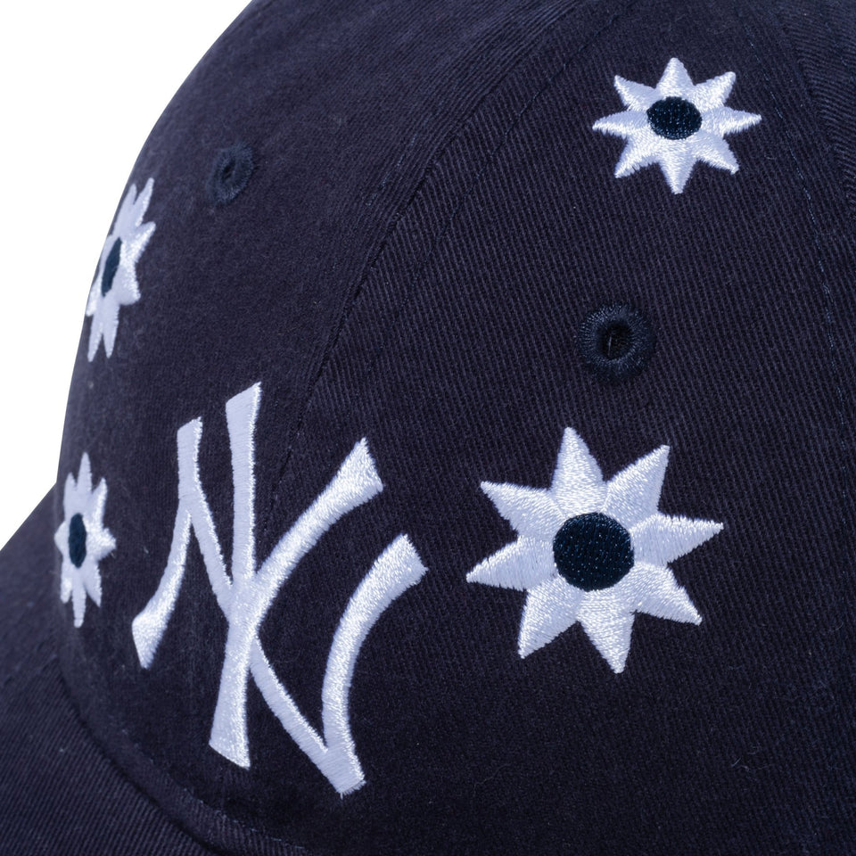 Youth 9TWENTY MLB Flower Embroidery フラワーエンブロイダリー ニューヨーク・ヤンキース - 13327529-YTH | NEW ERA ニューエラ公式オンラインストア