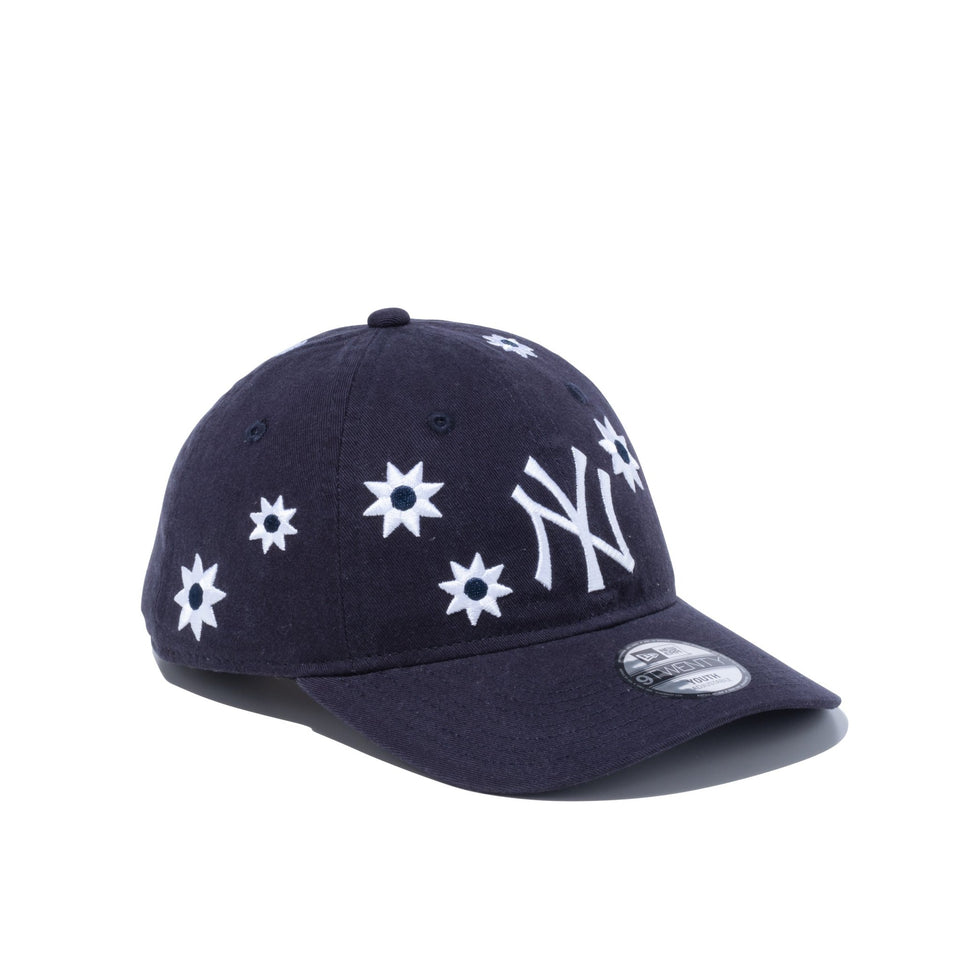 Youth 9TWENTY MLB Flower Embroidery フラワーエンブロイダリー ニューヨーク・ヤンキース - 13327529-YTH | NEW ERA ニューエラ公式オンラインストア