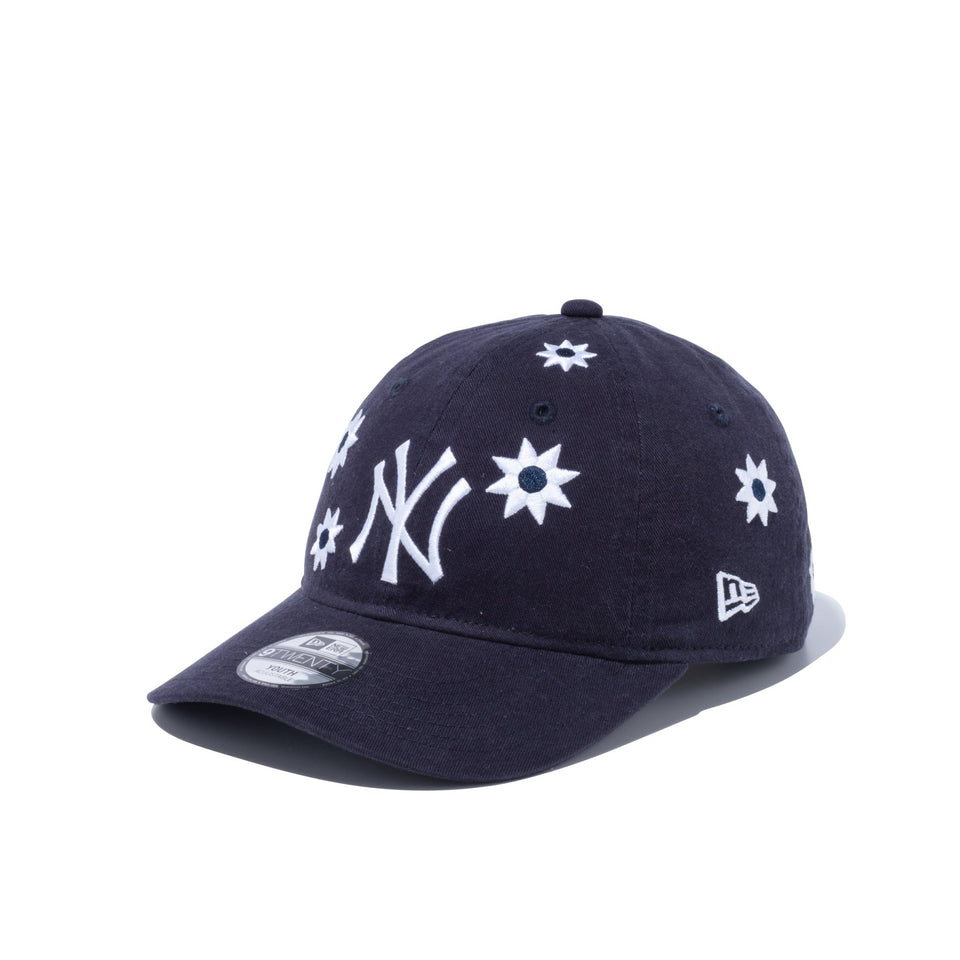 Youth 9TWENTY MLB Flower Embroidery フラワーエンブロイダリー ニューヨーク・ヤンキース - 13327529-YTH | NEW ERA ニューエラ公式オンラインストア