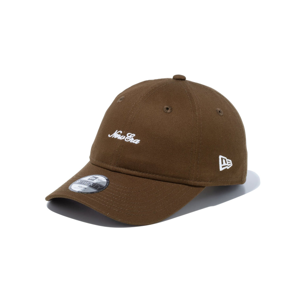 Youth 9TWENTY Script Logo スクリプトロゴ ウォルナット × ホワイト ハンドウォッシャブル - 60546687-YTH | NEW ERA ニューエラ公式オンラインストア