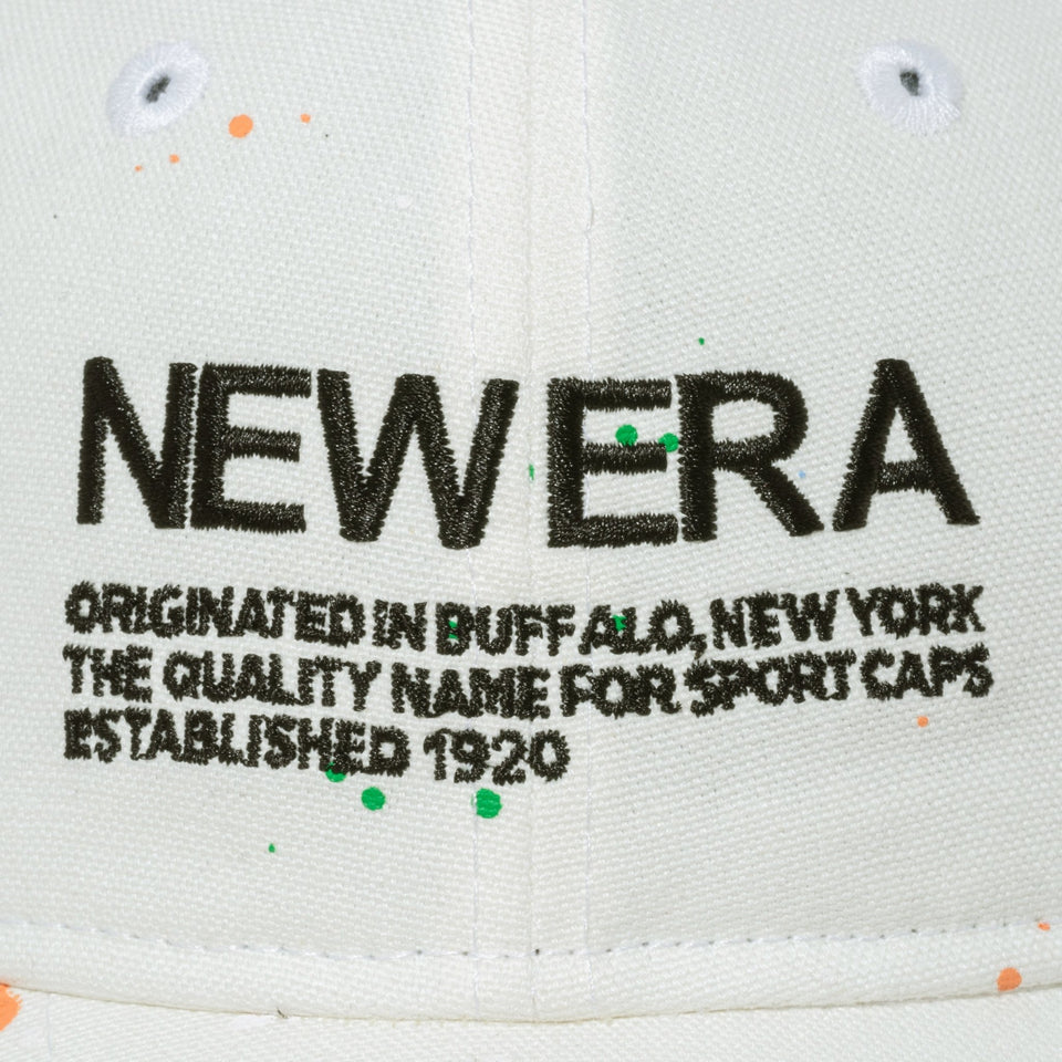 Youth 9TWENTY Splash Paint スプラッシュペイント アイボリー - 13517699-YTH | NEW ERA ニューエラ公式オンラインストア