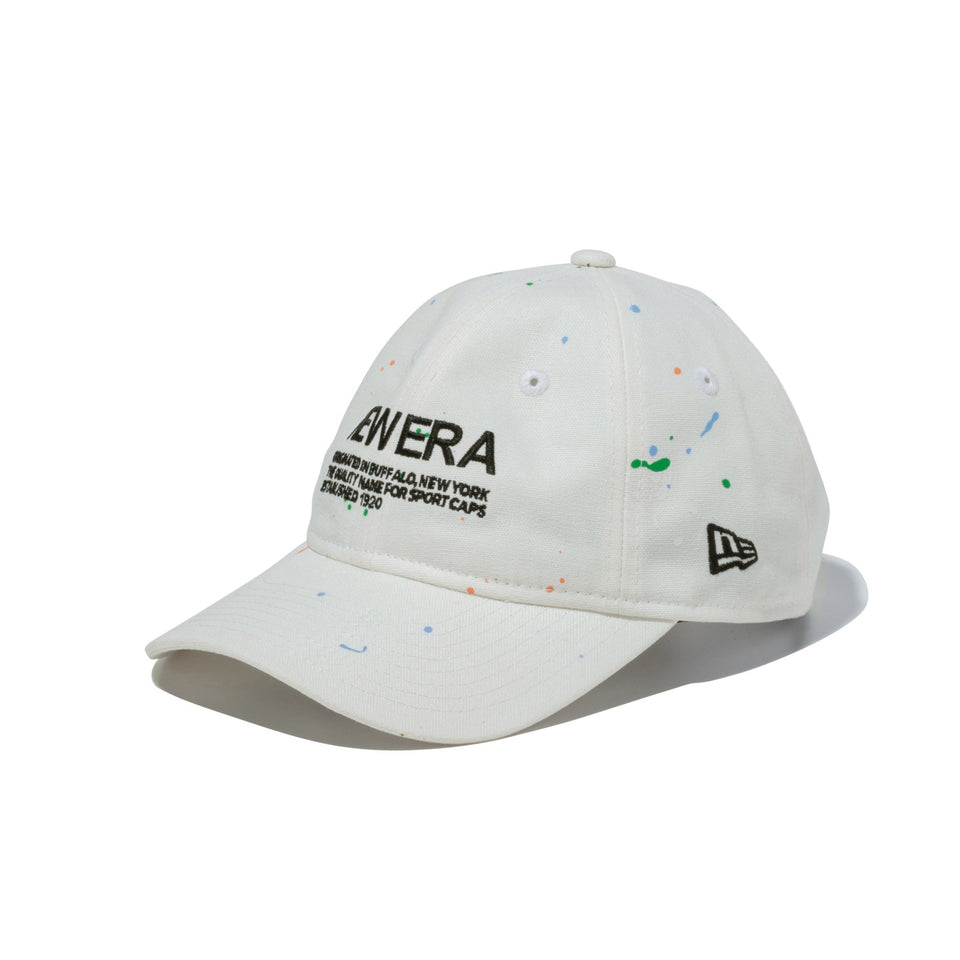 Youth 9TWENTY Splash Paint スプラッシュペイント アイボリー - 13517699-YTH | NEW ERA ニューエラ公式オンラインストア