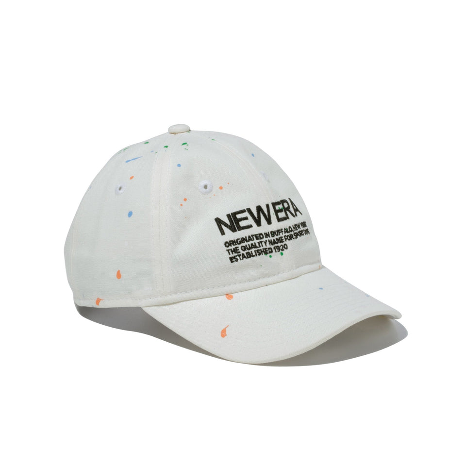 Youth 9TWENTY Splash Paint スプラッシュペイント アイボリー - 13517699-YTH | NEW ERA ニューエラ公式オンラインストア