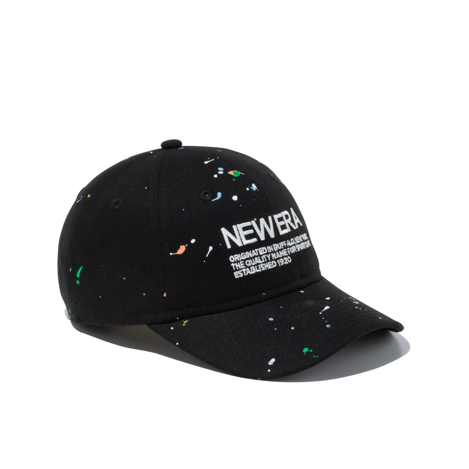 Youth 9TWENTY Splash Paint スプラッシュペイント ブラック - 13517700-YTH | NEW ERA ニューエラ公式オンラインストア