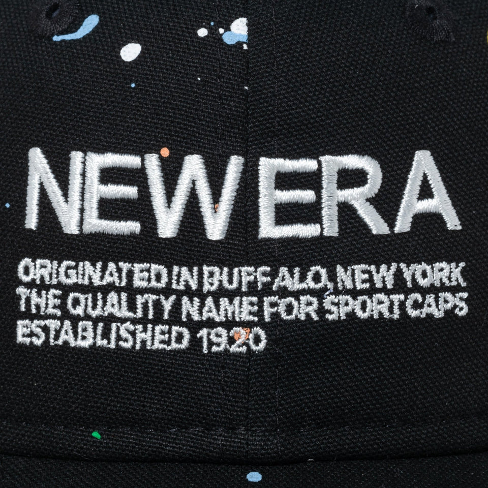 Youth 9TWENTY Splash Paint スプラッシュペイント ブラック - 13517700-YTH | NEW ERA ニューエラ公式オンラインストア