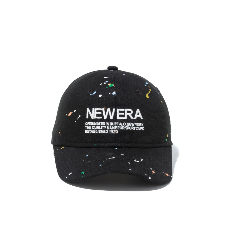 Youth 9TWENTY Splash Paint スプラッシュペイント ブラック - 13517700-YTH | NEW ERA ニューエラ公式オンラインストア