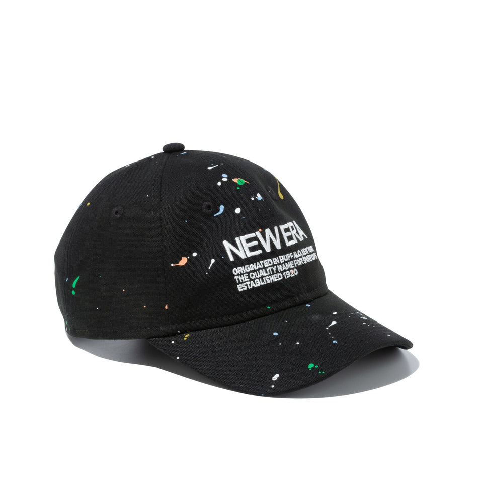 Youth 9TWENTY Splash Paint スプラッシュペイント ブラック - 13517700-YTH | NEW ERA ニューエラ公式オンラインストア