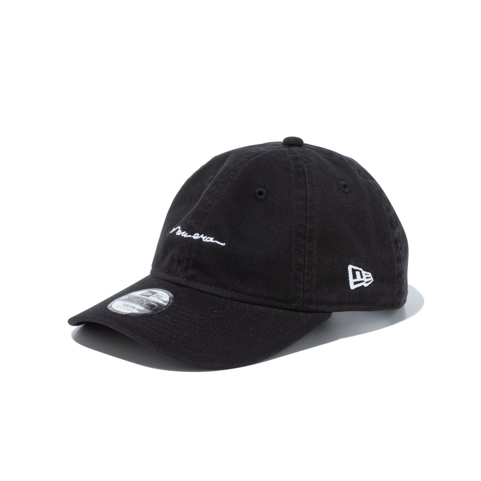 Youth 9TWENTY Strap Logo スクリプトロゴ ブラック - 13517696-YTH | NEW ERA ニューエラ公式オンラインストア