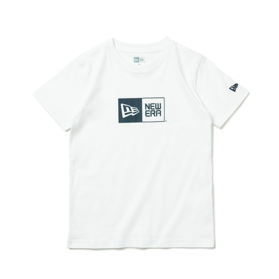 Youth 半袖 コットン Tシャツ Box Logo ボックスロゴ ホワイト