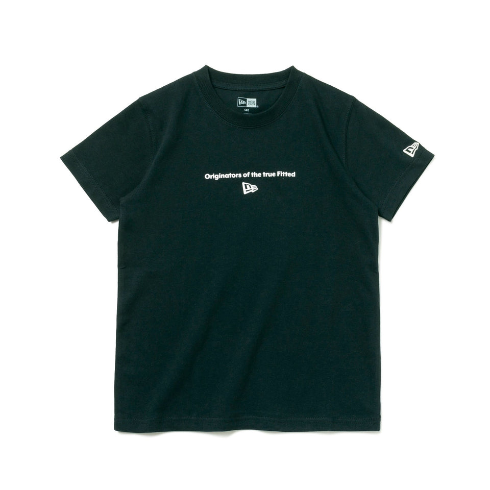 Youth 半袖 コットン Tシャツ Originators of the True Fitted ブラック - 13516685-130 | NEW ERA ニューエラ公式オンラインストア